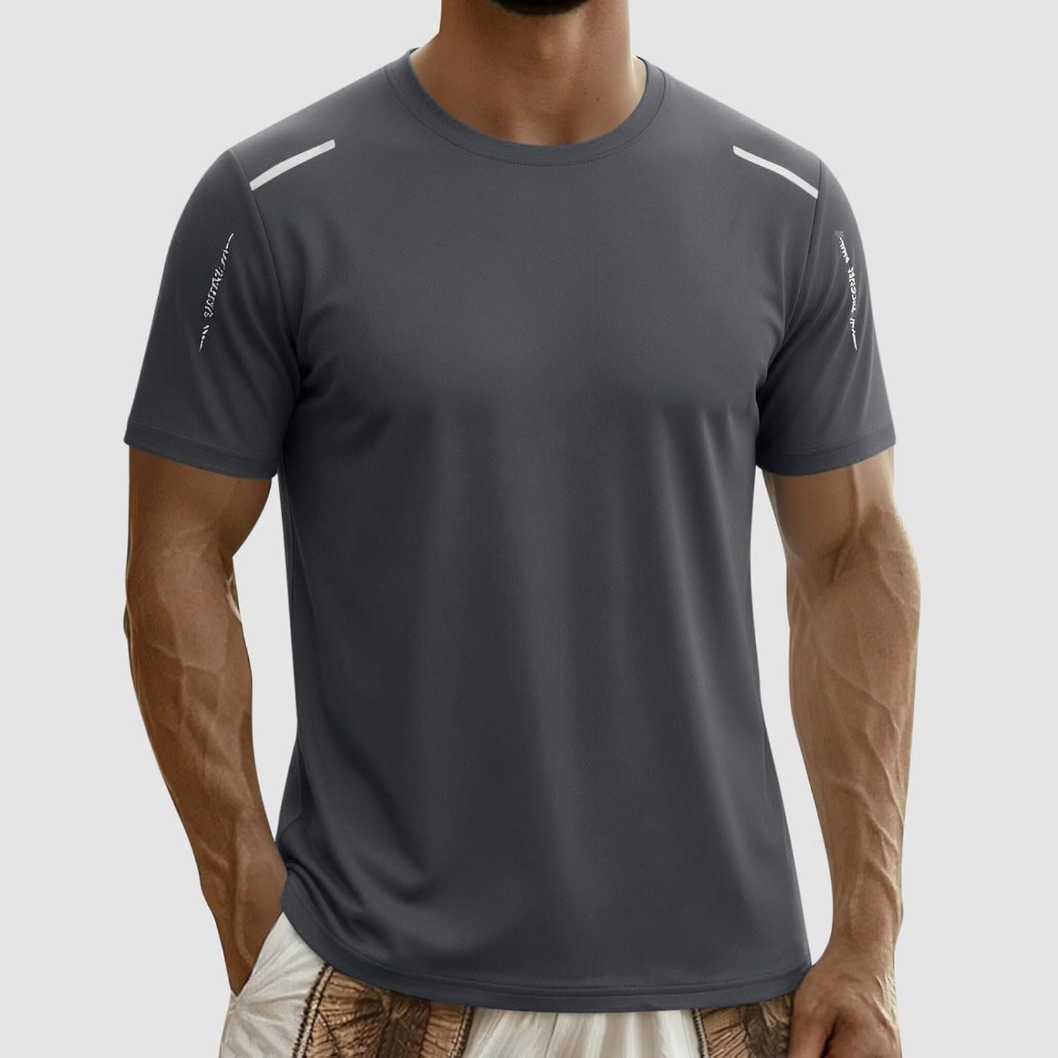 Men’s Athletic Short Sleeve T-Shirt Crew Neck