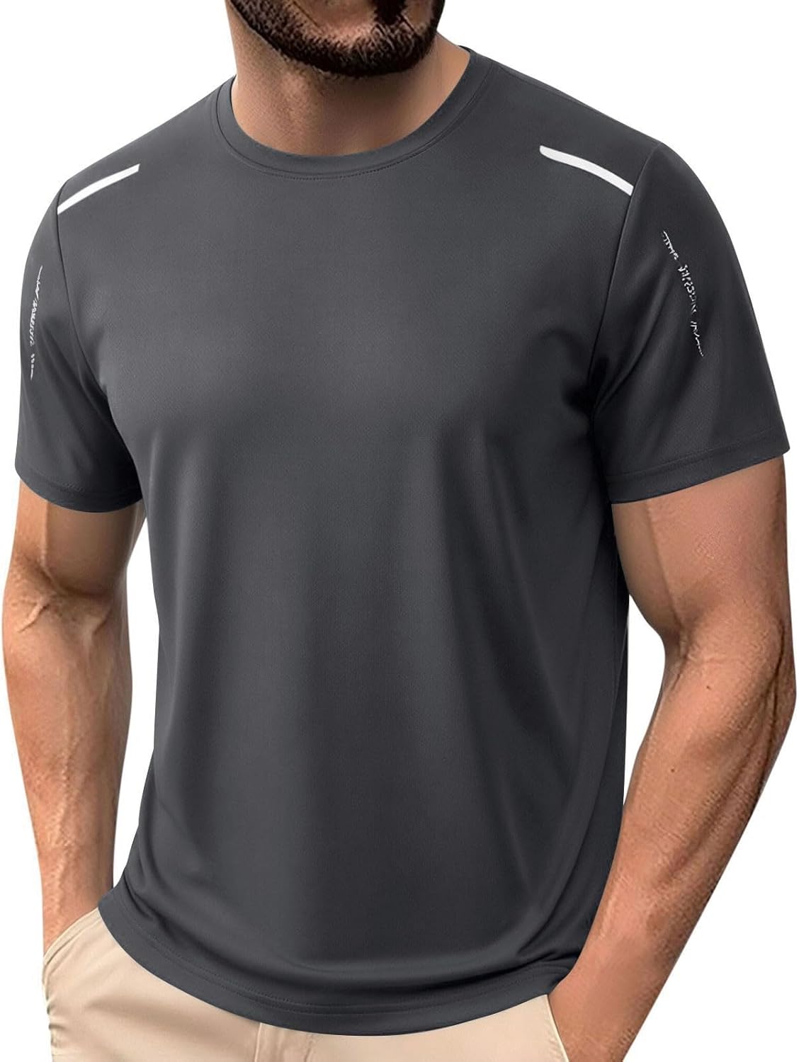 Men’s Athletic Short Sleeve T-Shirt Crew Neck