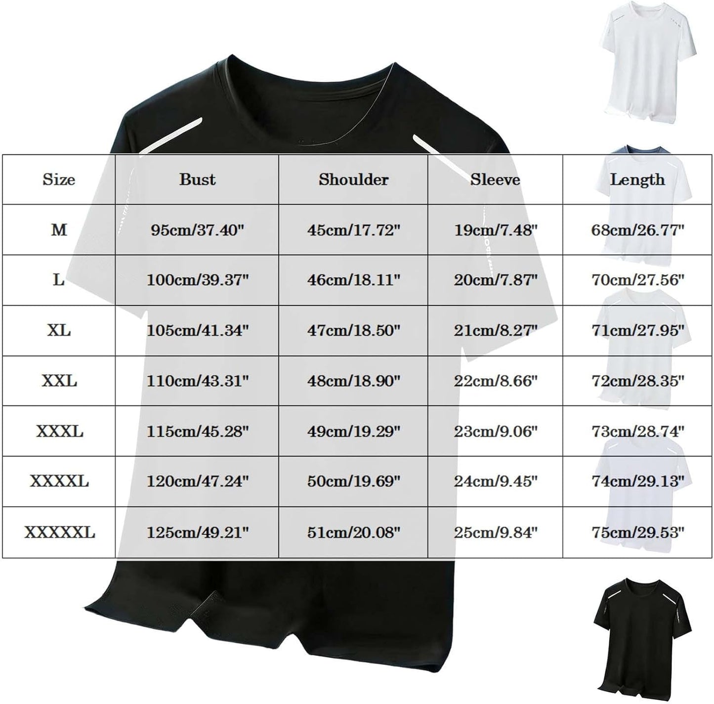 Men’s Athletic Short Sleeve T-Shirt Crew Neck