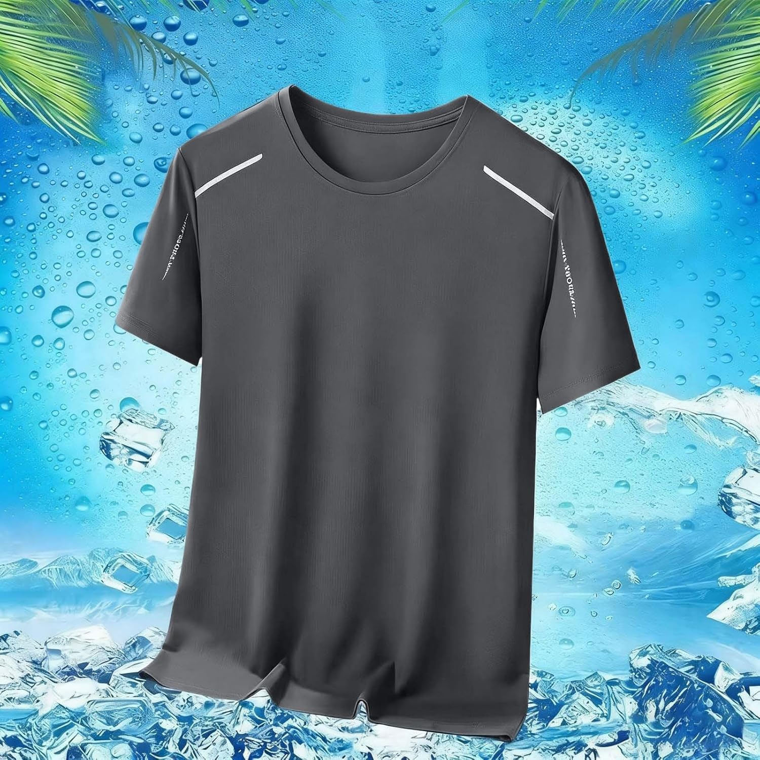 Men’s Athletic Short Sleeve T-Shirt Crew Neck